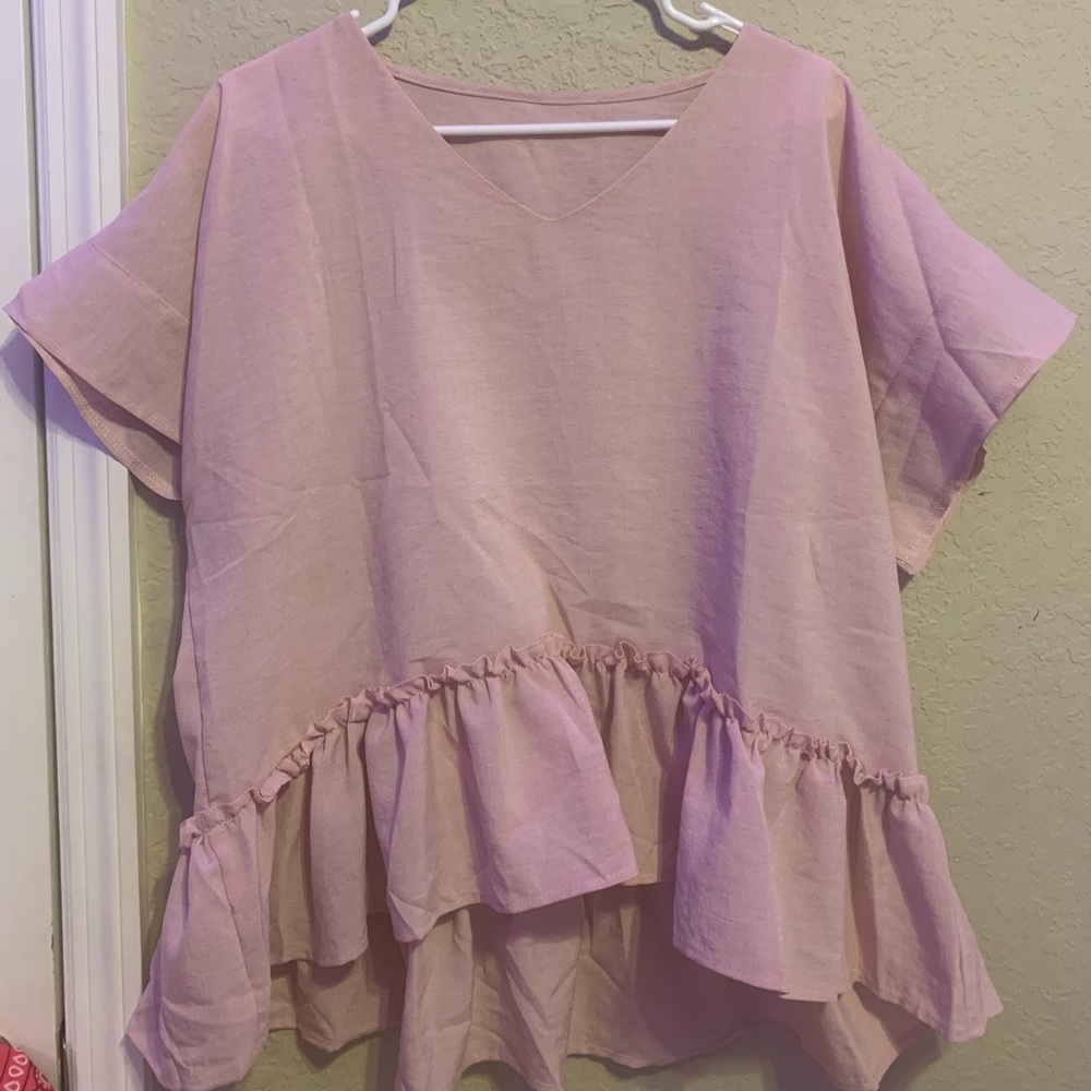 pink blouse